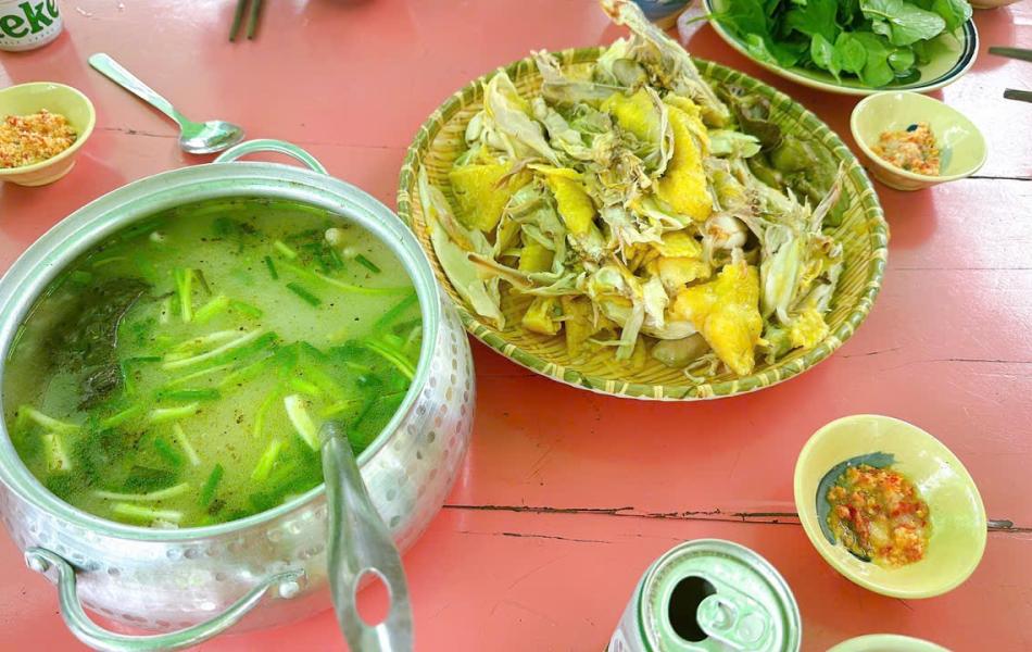Cháo - Gỏi gà ta